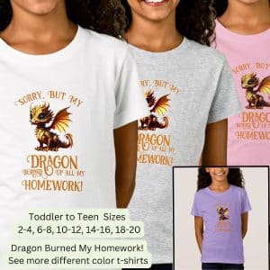 dragon girls tshirt