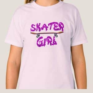 pink skater girl