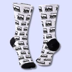 Steam Engine Socks