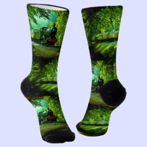 Steam Train Socks