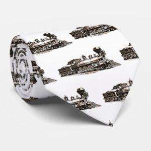 Vintage Steam Engine Tie